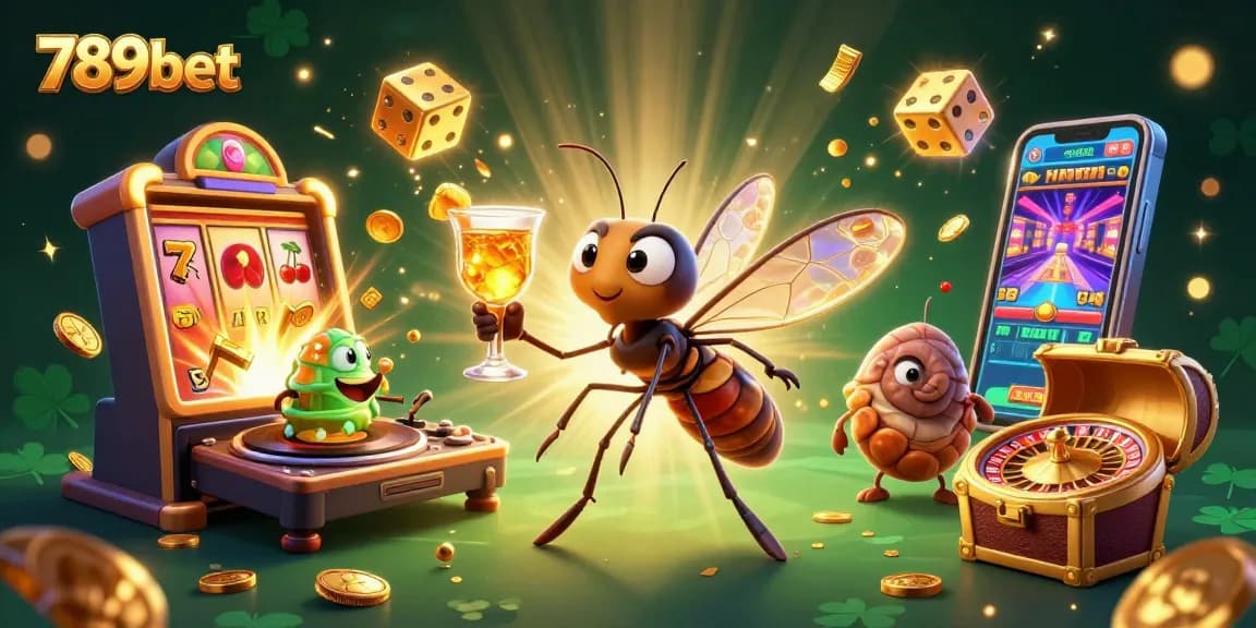 Experience the thrill of 789bet with vibrant casino elements and characters amidst a dazzling jackpot scene.