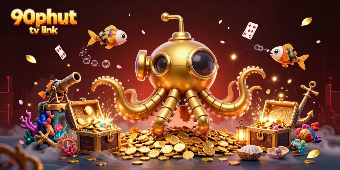 Experience thrilling bets at 90phut tv link while diving through a sea of golden coins.