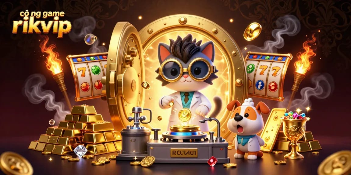 Experience thrilling moments with cổng game rikvip while enjoying interactive slot machines and treasures all around.