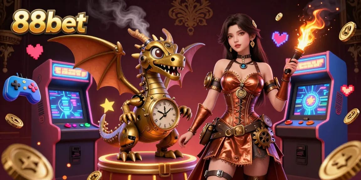 Engage with thrilling games at 88bet, enhanced by vibrant arcade elements and captivating characters.