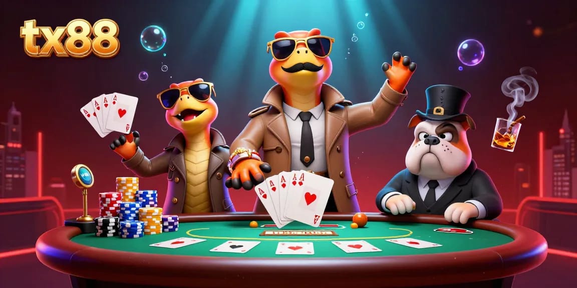 Experience the thrilling tx88 casino atmosphere with raptors in disguise at a poker lounge