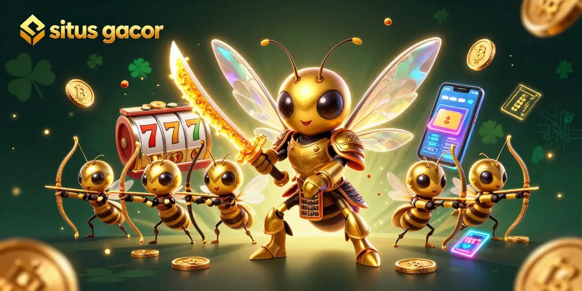 Engage with situs gacor through colorful slots and innovative crypto elements in a stunning 3D scene.