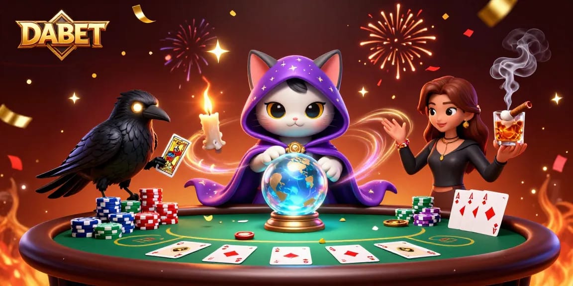 DABET offers a thrilling gambling experience with immersive casino games featuring mystical characters.