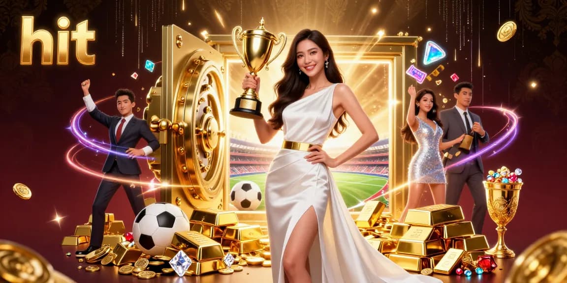 Experience thrilling winnings with hit at a vibrant online casino celebrating achievements in a dynamic atmosphere.