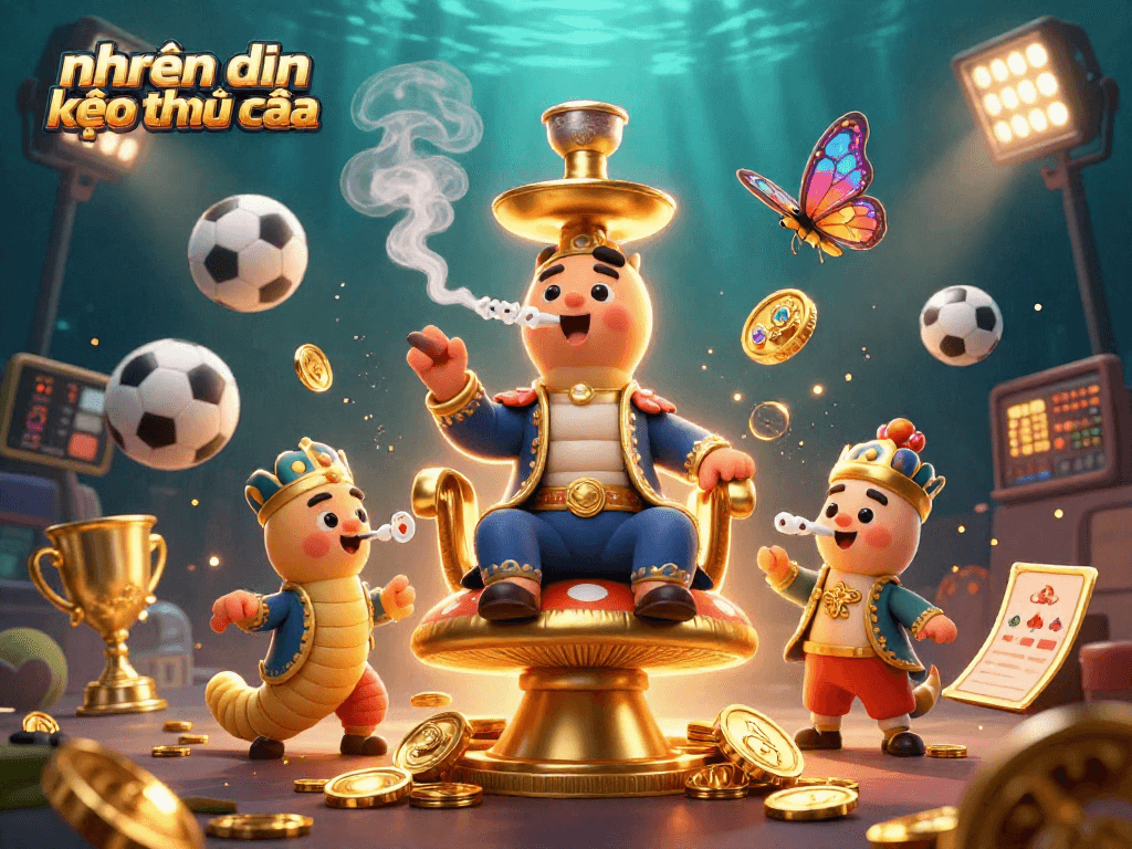 Engage in nhận định kèo nhà cái with an artistic 3D scene showcasing sports elements and dynamic characters.