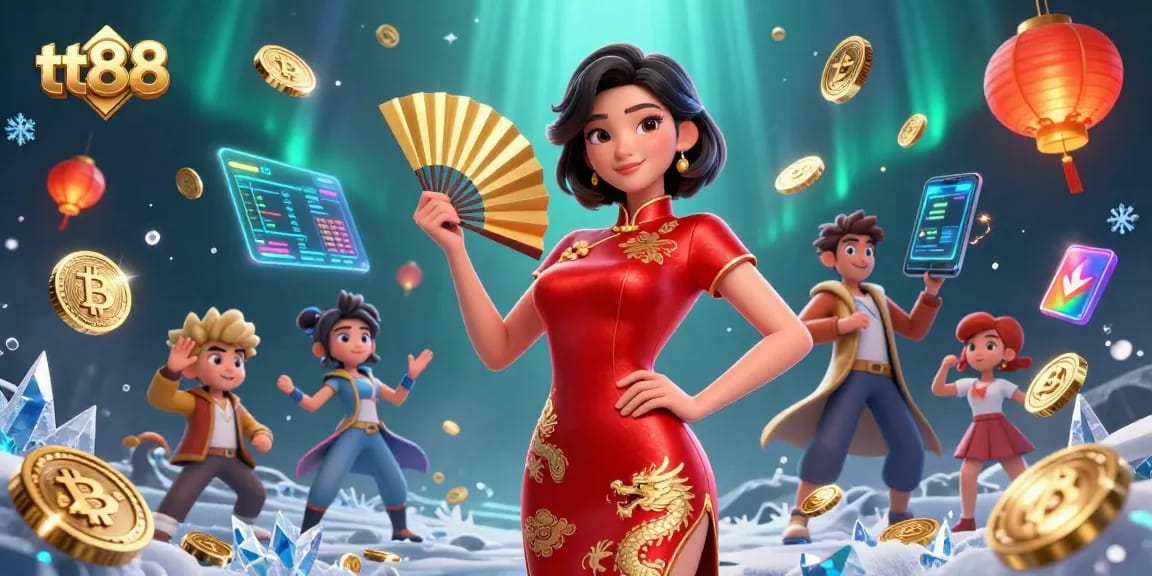 Engage with tt88 casino offerings for a thrilling gaming experience featuring festive visuals.