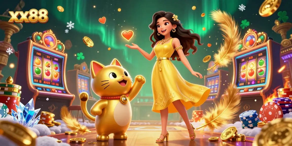 Experience excitement at xx88 with vibrant slots and charming interactions in a lively casino.