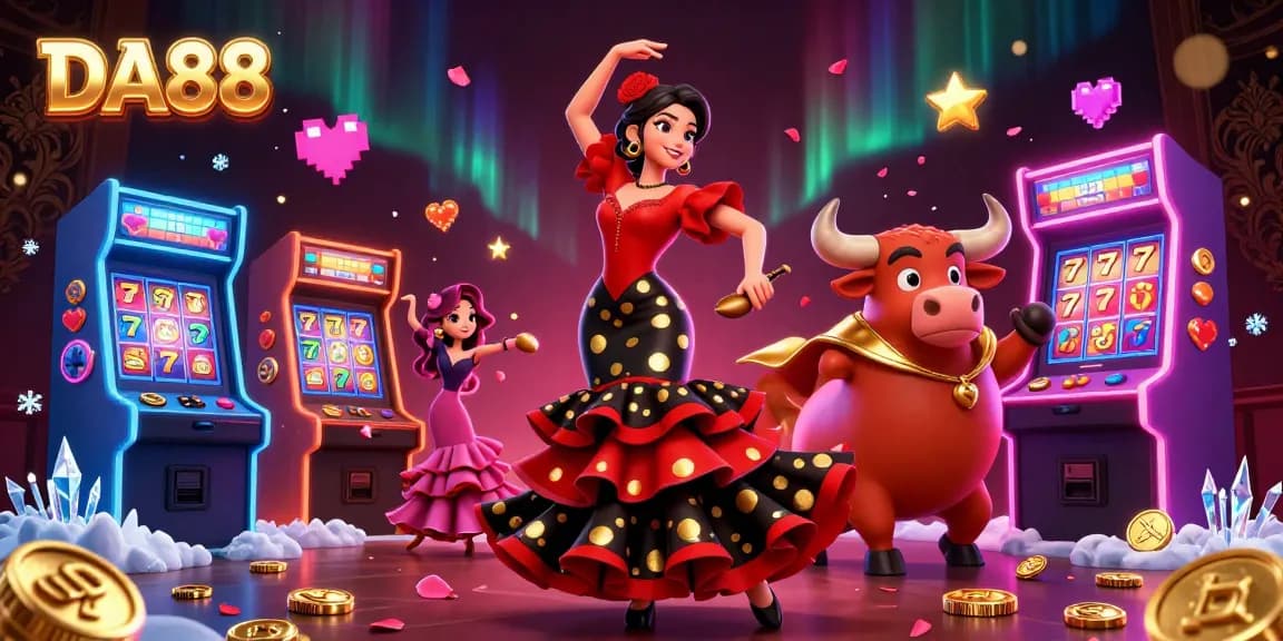 Experience thrilling gaming with DA88 at the center of a vibrant casino scene