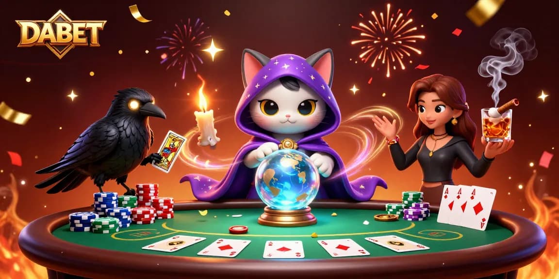 DABET offers a thrilling gambling experience with immersive casino games featuring mystical characters.