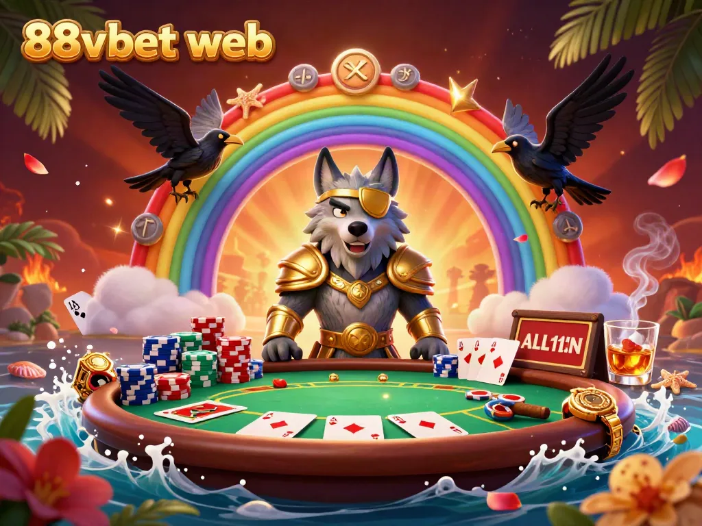 Experience thrilling gameplay at 88vbet web with Odin and ravens amidst casino riches.
