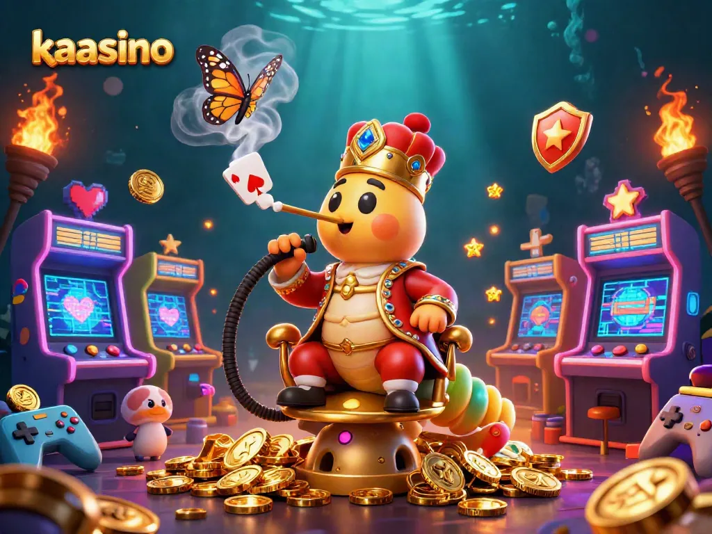 Experience exciting gameplay with kaasino, featuring vivid illustrations of an enchanting scene with casino elements.