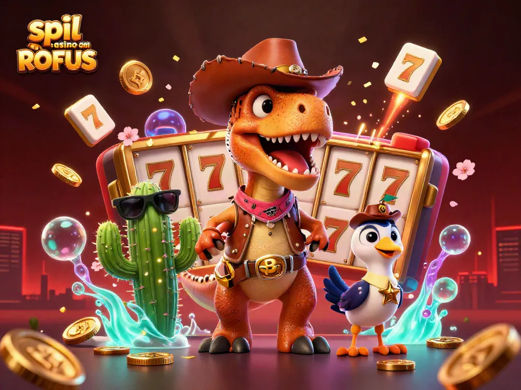 Engage in exciting gameplay with spil casino uden om ROFUS, featuring dynamic casino elements and fun characters.