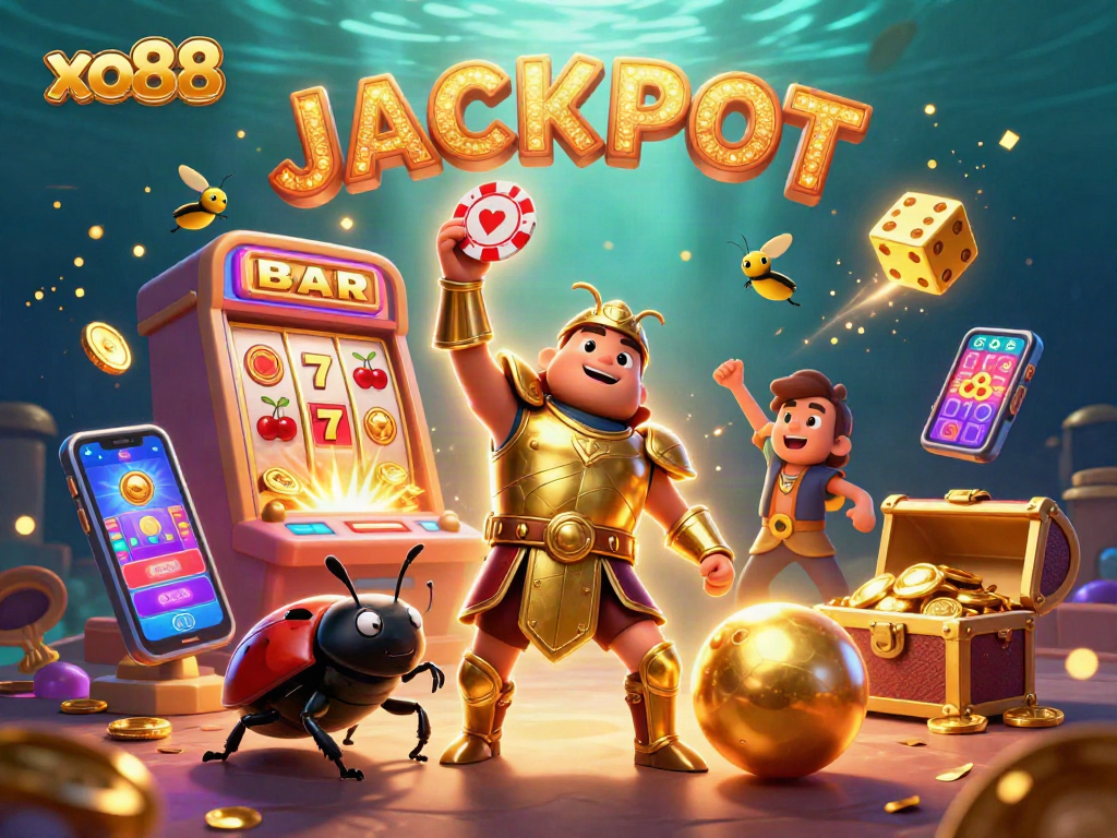 Experience thrilling winnings with xo88 as Hercules beetle conquers the casino world.