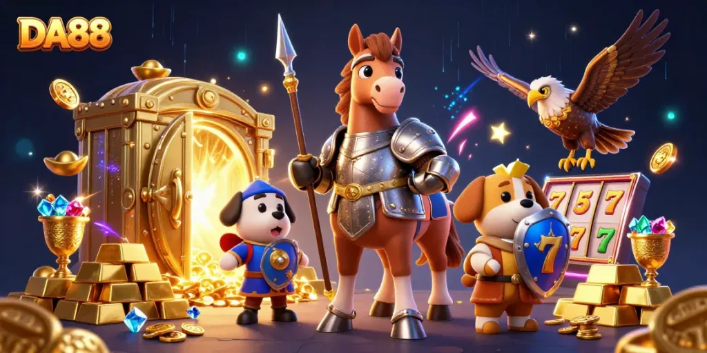 Engage with DA88 and dive into immersive slot action amid lavish riches.