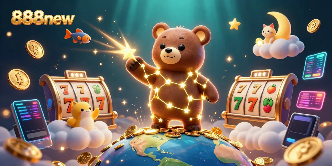 Experience enchanting gaming adventures with 888new through vibrant 3D characters and thrilling slot elements.