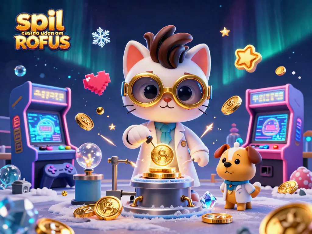 Play and win at spil casino uden om ROFUS with engaging 3D game visuals and characters.