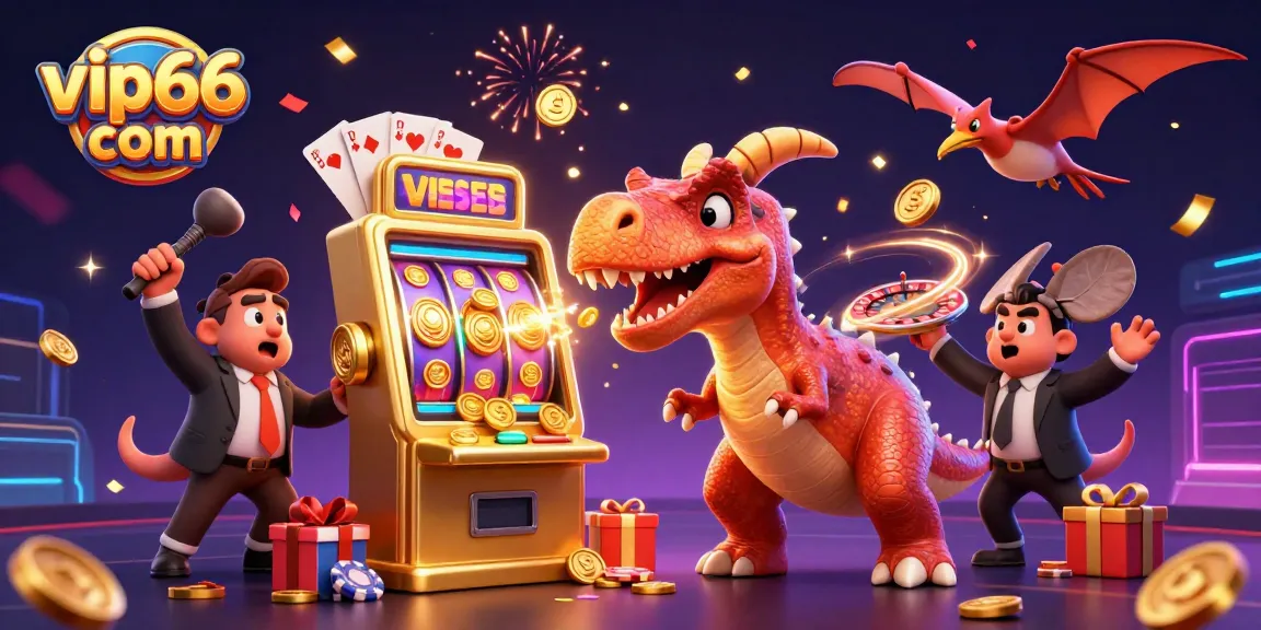 Engage in high-stakes fun with vip66 com's jackpot action animation featuring thrilling casino elements.