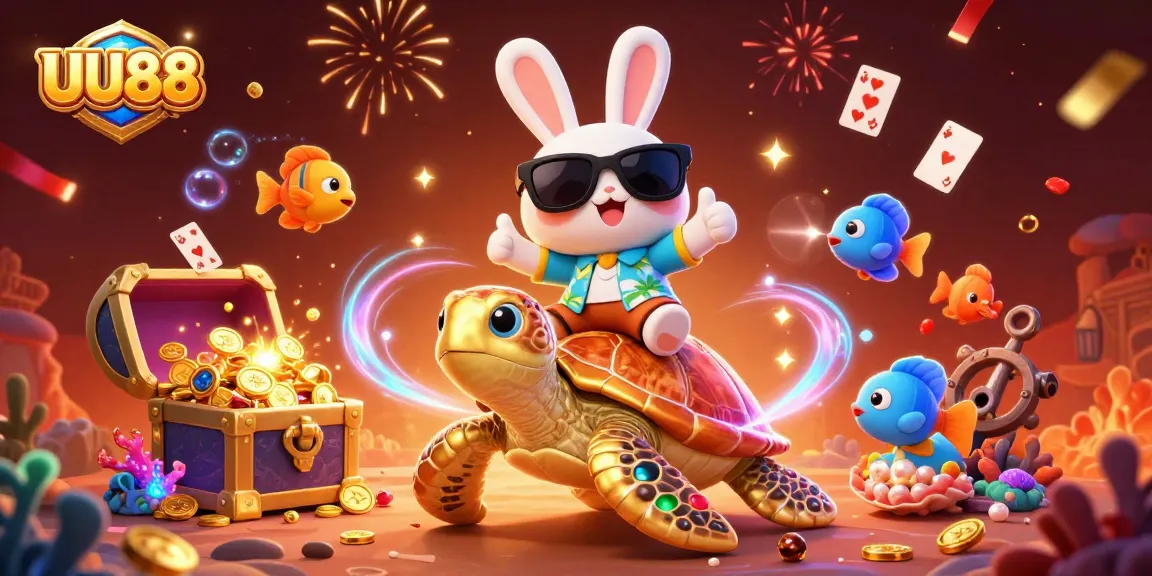 Experience winning thrills at UU88 with vibrant, energetic casino-themed underwater adventure.